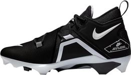 Nike mens Alpha Menace Pro 3 Football Cleat, Black/Black/Black/White, 12