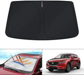 KUST Windshield Sunshade for Mazda CX-5 2017-2024 CX5 Accessories Window Shade Sun Visor Protector Blocks UV Rays Keep Your Car Cooler