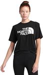 The North Face Women's Plus S/S Half Dome Cotton Tee, TNF Black, 3X