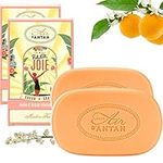 Bar Soap 2x100g JOIE by Un Air d'Antan® / Fragrance from South Of France: Orange Blossom, White Flowers, Rose/Organic Argan Oil/Paraben Free/Moisturising Soap/Body Soap/Hand Soap/Luxury Soap/Women