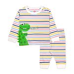 ARIEL Cotton Clothing Sets for Baby Boys & girls - Unisex Clothing sets Full Sleeve T-shirt & Pant (Dragon_2-3 Years)