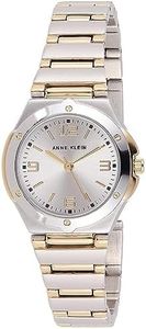 Anne Klein Women's 108655SVTT Two Tone Round Dress Watch