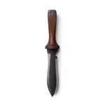 Barebones Hori Hori Ultimate - Walnut Handle, Tempered Steel Blade, Double-Edged Blade, Ambidextrous Use, Japanese Knife Garden Tool for Weeding and Gardening (Tool Only)