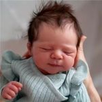 Zero pam Reborn Baby Dolls Girls 45CM Realistic Baby Doll Real Baby Doll That Look Real Soft Body Silicone Baby Doll Life Size Reborn Dolls