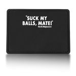 Suck My Balls Mate PVC Patch Moral Patch, Tactical Military Morale Hook and Loop Patch, Tactical Patch Gear for Backpack, Bag, Coat, Dog Harness, Vest, Hat and Helmet, Funny 3D Rubber Patch