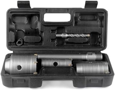 Kit de Scie Cloche à Béton BINOTA, Forets Circulaires, Scie Cloche pour Béton, Ciment, Mur de Briques, Pierre, Maçonnerie, 30, 40, 60 mm