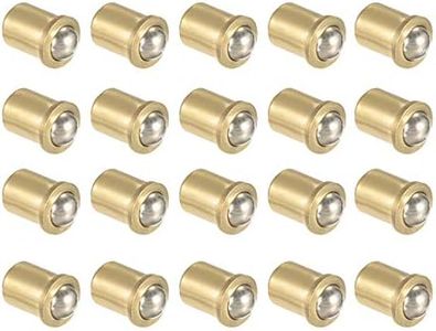 uxcell Door Cabinet Closet Drawer 7mm Dia Brass Ball Catch Latch Catcher 20pcs