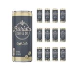 Barista Coffee Co. Caffe Latte - 250ml (Pack of 12) | Smooth and Creamy Ready-to-Drink Caffe Latte | Ready-to-Drink | Versatile Enjoyment