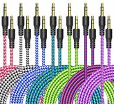 UMECORE 7 Pack 3 Ft Nylon Braided 3.5mm Plug Male to Male Car and Home Stereo Auxiliary Audio Extension Cable Cord For iPad, iPhone, iPod, Galaxy, Android, Headphone, MP3 Players