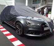 Shield Autocare Large Universal Full Car Cover for Outside Storage | Winter & All-Weather Heavy Duty Waterproof Breathable Indoor Outdoor Protection Anti Frost & Snow