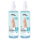 Mirah Belle - Tea Tree Aloe Vera - Hand Rub Sanitizer Spray (120 ML - Pack of 2) - FDA Approved - Best for Men, Women - Sulfate and Paraben Free