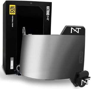 Nxtrnd VZR3 Football Visor, Curved Lens Technology, Fits Adult & Youth Football Helmets (Mirror)