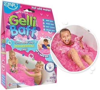 Gelli Baff Pink from Zimpli Kids, 1 Bath or 6 Play Uses, Magically turns water into thick, colourful goo, Children's Bathtub Toys, Child's Sensory & Messy Play, Fidget Toy, Birthday Tweens