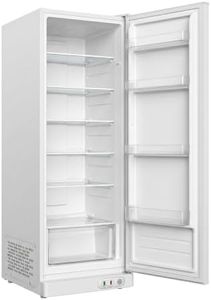 5.0 Cu.ft Chest Freezer, Compact Deep Freezer for Garage Kitchen Apartment, White Storage with Adjustable Temperature, R
