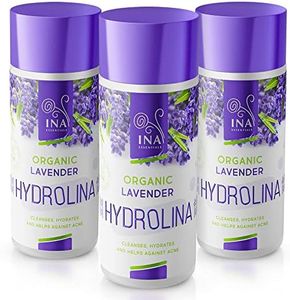 Eau de Lavande Bio d'InaEssentials - Hydrolina, Tonique Anti-Acné pour le Visage et le Corps, Hydrolat pour les Soins de la Peau