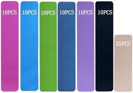 Kinesiology Tape Precut-85 Strips | Elastic Cotton Athletic Tape for Joints Support & Muscle Pain Relief-2inch x 10inch| Hypoallergenic & Waterproof K Tape for Ankle Knees Running Any Activity(7Color)