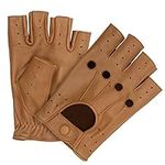 Hombury Leather Driving Gloves Men 