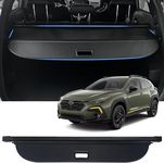 AUXKO Retractable Cargo Cover for 2024 Subaru Crosstrek, Trunk Cargo Cover Luggage Security Shade Cover for Subaru Crosstrek 2024 Shielding Shade Anti-Peeping Luggage Privacy Screen, Carbon Fiber