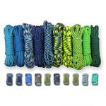 PARACORD PLANET PARACORD PLANET 550lb Type III Paracord Combo Crafting Kits with Buckles (Coastal)