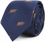 AUSCUFFLINKS Triceratops Dinosaur Ties | Jurassic Park Fan | Xmas Gift for Men | Birthday Gift for Him (Triceratops)