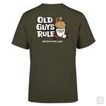 OLD GUYS RULE Five A Day III T-Shirt (Olive) XL