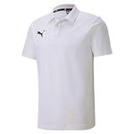 Color Club PUMA Men's teamGOAL 23 Casuals Polo Shirt, White, Small