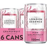 The London Essence Co., Pink Grapefruit Soda, 150 ml (Pack of 6)