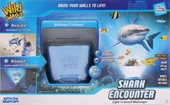 Uncle Milton Shark Encounter Wild Walls Light and Sound Room Decor, Blue