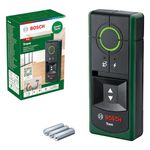 Bosch Detector Truvo 2nd gen. (Easy one-Button handling, Simple Detection of Live Cables & Metal Wall Scanner up to 70mm, in Cardboard Box)