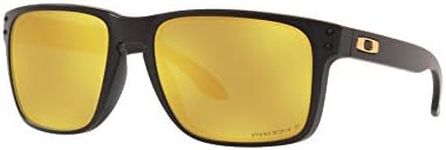Oakley Men's OO9417 Holbrook XL Square Sunglasses, Matte Black/Prizm 24K Polarized, 59 mm