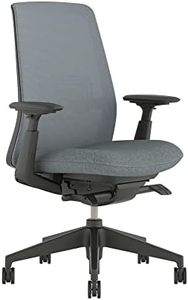 Haworth Soji Office Chair with Ergonomic Adjustments and Lumbar Support, Flexible Mesh Back (Mist)