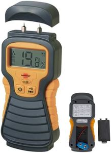 Brennenstuhl Feuchtigkeits-Detector MD (Feuchtigkeitsmessgerät/Feuchtigkeitsmesser für Holz oder Baustoffe, Holzfeuchtemessgerät mit LCD-Display)