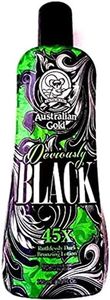 Australian Gold Deviously Black 45X Dark Bronzer Indoor Tanning Bed Lotion 8.5 Oz/ 250 Ml