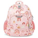 Jan & Jul Little Xplorers Kids' Backpack (Pink Rainbow, One Size)