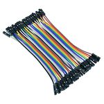 Switch Electronics 40pcs Dupont Female to Female 10cm Solderless Jumper Wire Breadboard Connectors