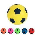 Fun Sport 20cm Football | Indoor/Outdoor Soft Sponge Foam Soccer Ball | Play Many Games For Hours Of Fun | Suitable For Adults, Boys And Girls Of All Ages (Yellow)