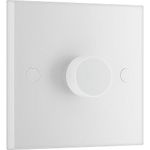 BG Electrical Intelligent Single Wall Dimmer Switch, 2 Way, Square Edge, Nexus 900 Series, White Moulded, 200W, 981