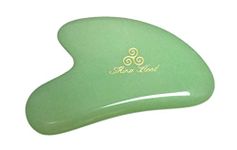 Mina Heal Gua Sha Facial Tool, Guasha Facial Tool, Face Sculpting Device (Heart Shape, Green Jade)