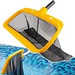 Pool Skimmer-Reinforced Frame Deep Rake Net for Cleaning Leaf in Swimming Pool,Hot Tubs & Pond(without Pole)…