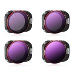 STARTRC Filter Kit for DJI Mini 4 Pro - 4 Pack ND/PL8 ND/PL16 ND/PL64 ND/PL256 Neutral Density Camera Lens Filter Sets Compatible with DJI Mini 4 Pro Drone Lens Accessory(Aluminum Version)