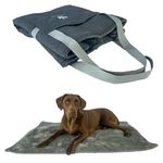 A WOOF LIFE Foldable Dog Bed & Travel Bed. A Great Addition to your Camping Dog Accessories collection. This Dog Sleeping Mat Suitable as a Indoor & Outdoor Dog Bed.