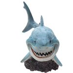 emours Resin Shark Fish Tank Decor Aquarium Ornament Home Decoration