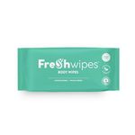 FreshWipes Body Wipes 12 Luxury, Large Ocean Fresh Scented Antibacterial/Biodegradable Adult Wet Wipes - Ideal for Camping, Festivals, Sport, Disabled, Post-Surgery & Bed Baths