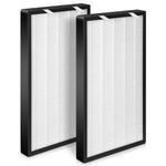 HSP003 replacment Filter is Combined by 2 in 1 Premium HEPA&Activated Carbon Material，Compatible with HATHASPACE HSP003 Dual Filtration Hepa Air-Purifier Filter-2Pack (HSP003)