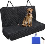 Satisby Dog Car Seat Cover, Non-slip& Scratch Proof Pet Seat Cover 54" W x 47" L (Universal Size),for Most Cars/SUVs, with Adjustable Pet Dog Car Seat Belt and Cleaning Brush&Carry Bag