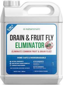 Fruit Fly Drain Cleaner/Treatment | Eliminate Sink Solution | All-Natural Cleaner | Non-Toxic | Works Fast to Open Drain & Against All Types of Gnats & Drain Flies (2L / Pack of 1)
