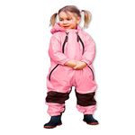 Tuffo Unisex Baby Infant Muddy Buddy Coverall, Pink, 5T