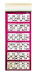 Easy Cut Paper Tombola Number Tickets 600 For Adult (Multicolor)|Pack of 1