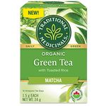 Traditional Medicinals Organic Green Tea Matcha, 16 Bags (Pack of 1)