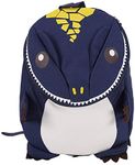 Kids School Backpack for Boys Girls, Small Preschool Toddler 3D Cute Cartoon Dinosaur Rucksack Kindergarten Bookbag Features Padded Back Adjustable Strap Daycare Storage Bag Travel Pack (Dark Blue)